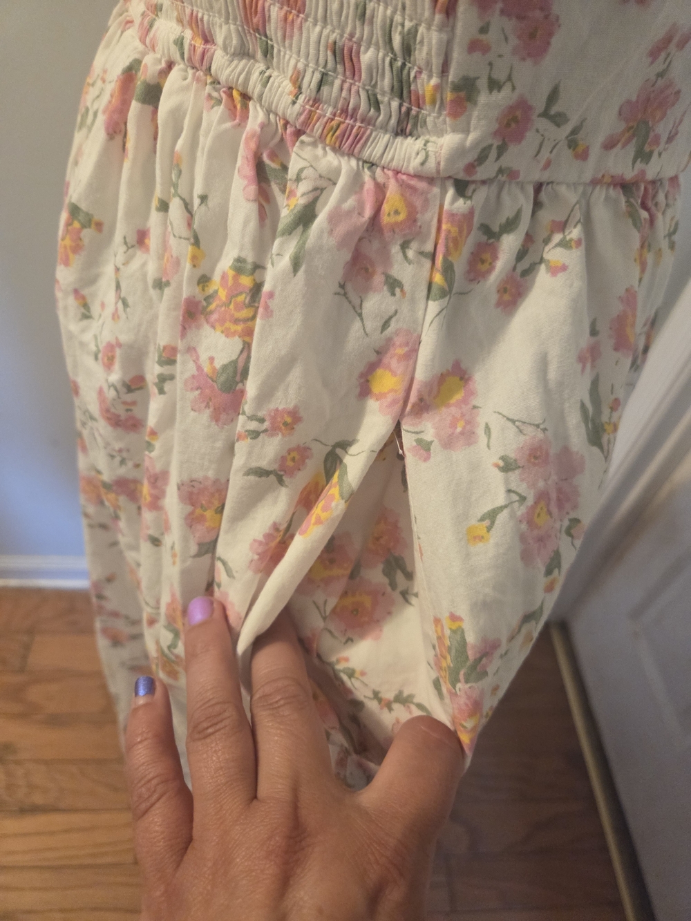 Jessica Simpson White Floral Maxi Dress - Picture 6 of 9